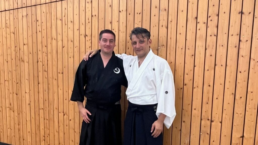 Lionel Reynaud avec Luciano Morgenstern
